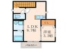 Ｔメゾン 1LDKの間取り