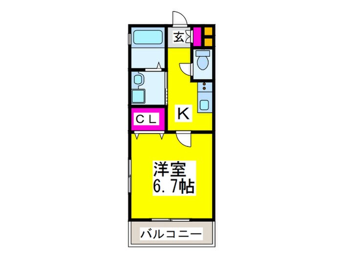 間取り図 フィアスコート中百舌鳥Ⅱ