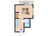 サンライト橋本 1Rの間取り