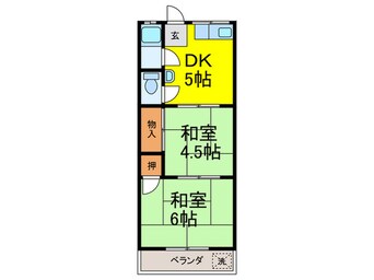 間取図 エンジョイ湯里