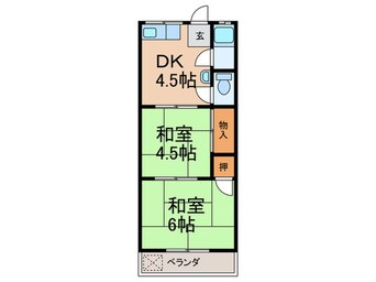 間取図 エンジョイ湯里