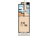Ｒａｄｉａｎｔ 1Kの間取り