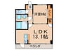 Ｒａｄｉａｎｔ 1LDKの間取り