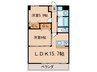 Ｒａｄｉａｎｔ 2LDKの間取り