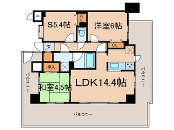 間取図 グラン・パレ夙川香櫨園(503)