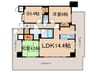 グラン・パレ夙川香櫨園(503) 2LDK+Sの間取り
