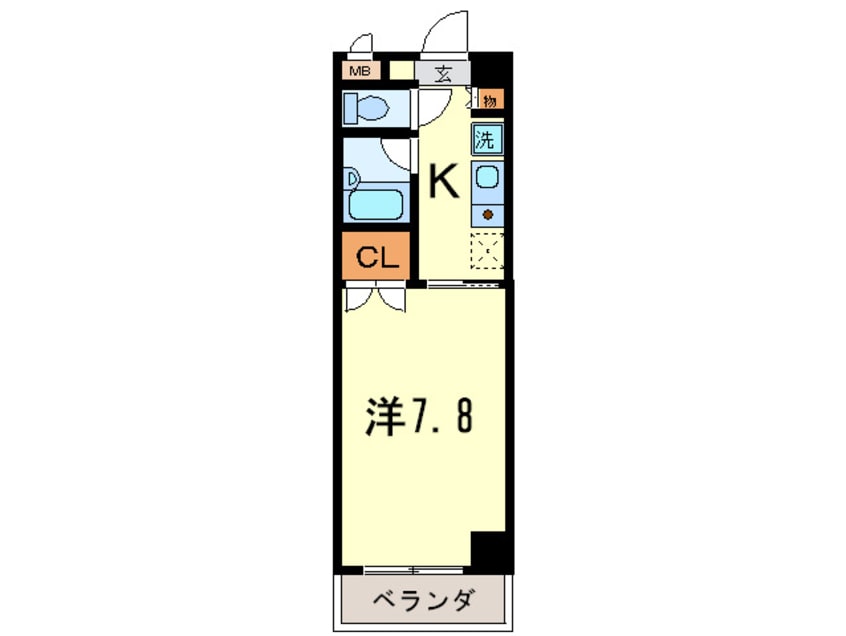 間取図 カーマ　エスパッソ