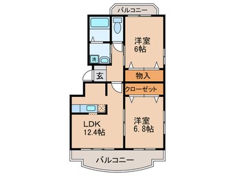 間取図 サン　グロ－ヴ