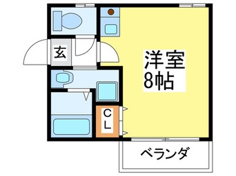 間取図 ディアコ－ト鶴橋