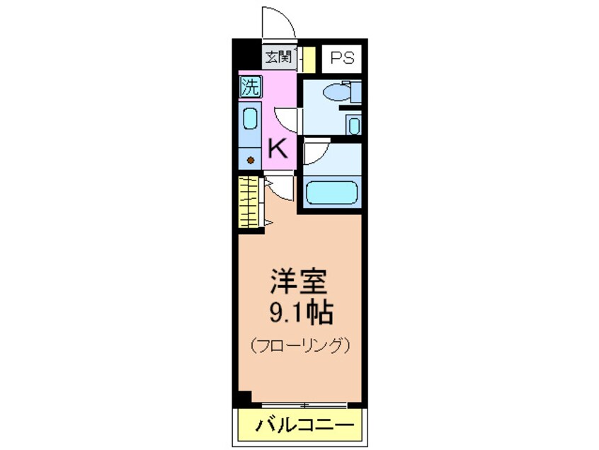間取図 グレンパ－ク兵庫駅前