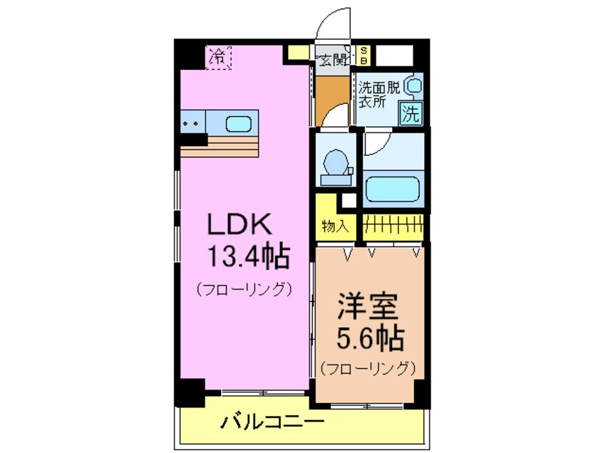 間取図 グレンパ－ク兵庫駅前