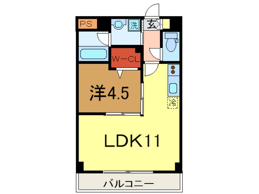 間取図 グレンパ－ク兵庫駅前