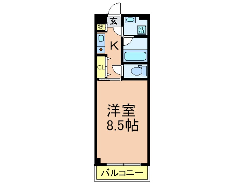 間取図 グレンパ－ク兵庫駅前