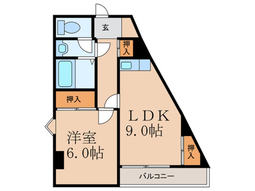 間取図 パークノヴァ壱番館