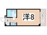 ８９新石切 1Rの間取り