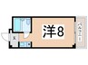 ８９新石切 1Rの間取り