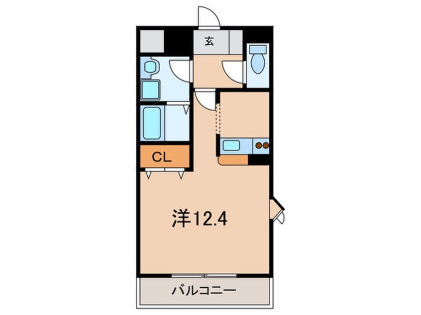 間取図 リバ－サイド北神戸