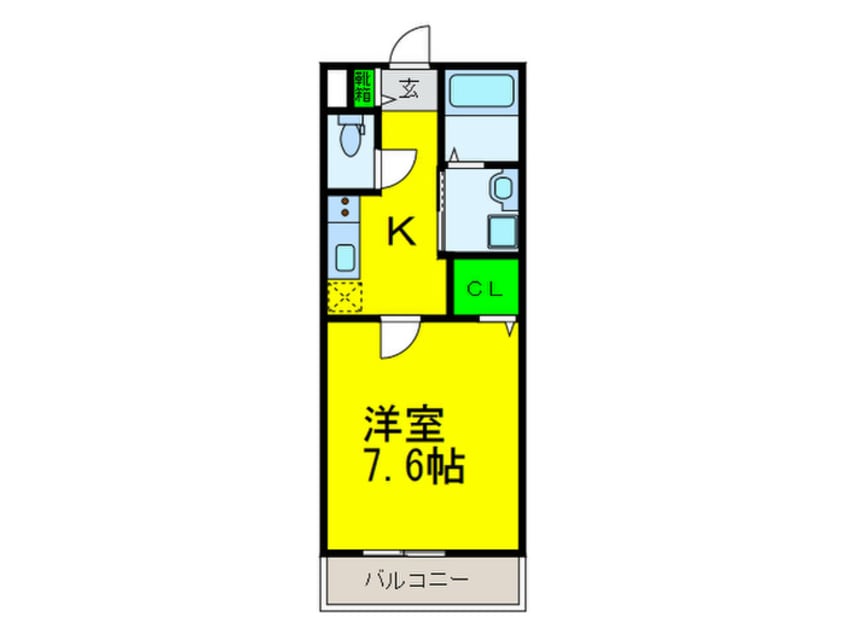 間取図 フィアスコート羽衣