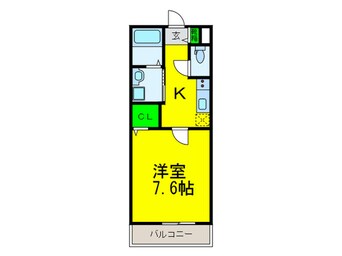 間取図 フィアスコート羽衣