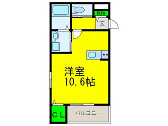 間取図 フィアスコート羽衣