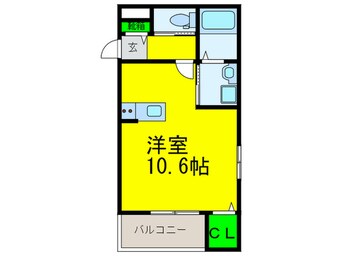 間取図 フィアスコート羽衣