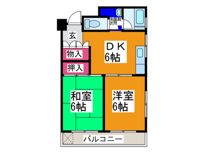 間取図 恵マンション