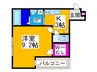 ラ・メゾン向陵中町Ⅱ番館 1Kの間取り