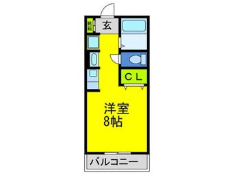 間取図 レジデンス遊園前