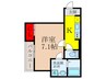 REGIA　IKEDA　CITY　TENZIN 1Kの間取り