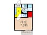 REGIA　IKEDA　CITY　TENZIN 1Kの間取り