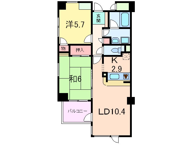 間取り図 フォルム甲南町