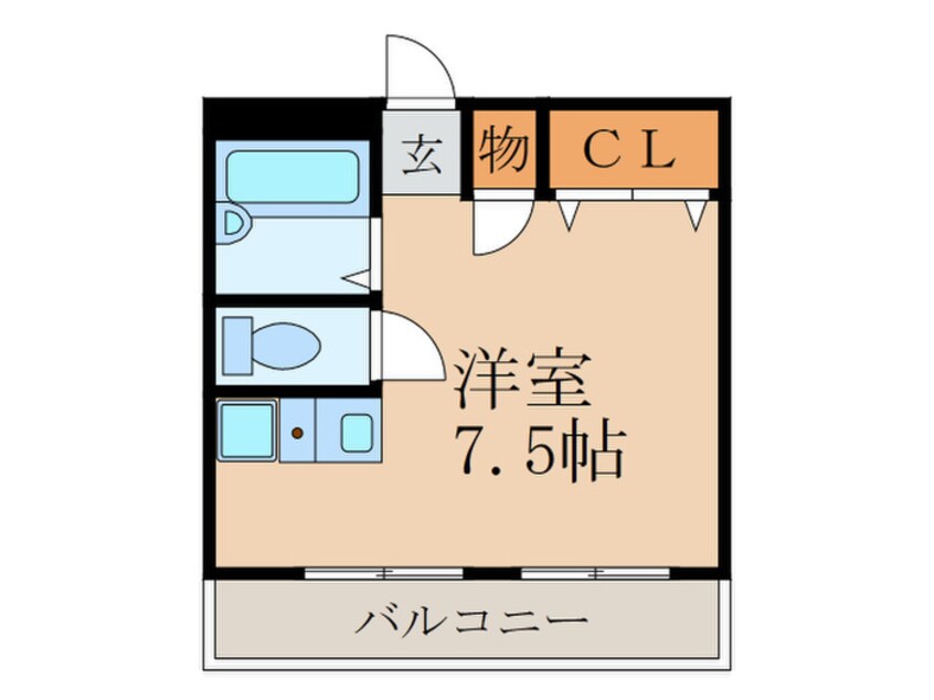 間取図 ﾒｿﾞﾝ竹田