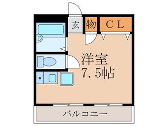 間取図 ﾒｿﾞﾝ竹田