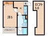 フレシールメゾン 1Kの間取り