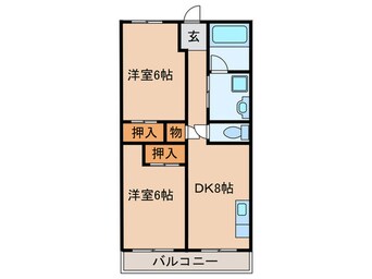 間取図 湯里ハイツ