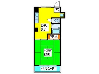 間取図 ラ・フォ－レ古川橋