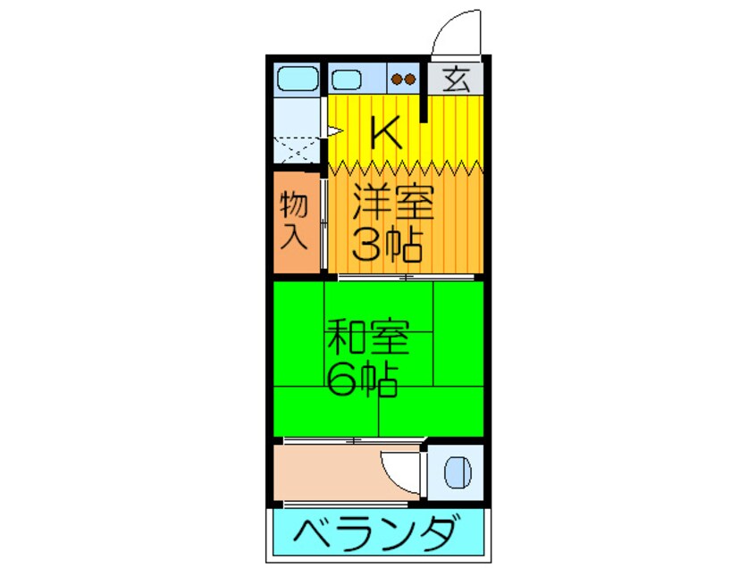 間取図 中井ハイツ