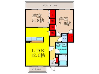 間取図 ディアコ－ト