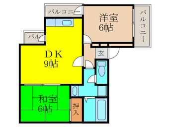 間取図 メゾンオリエンタル