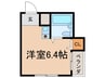 プチフラット千里山 1Rの間取り