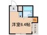 プチフラット千里山 1Rの間取り