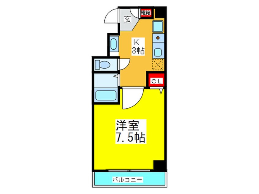 間取図 エイチ・ツーオー東小橋Ⅱ