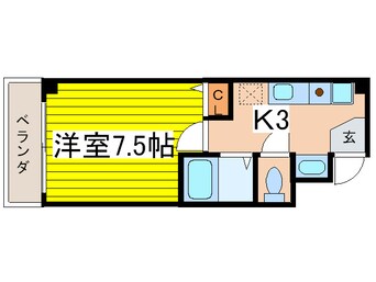 間取図 エイチ・ツーオー東小橋Ⅱ