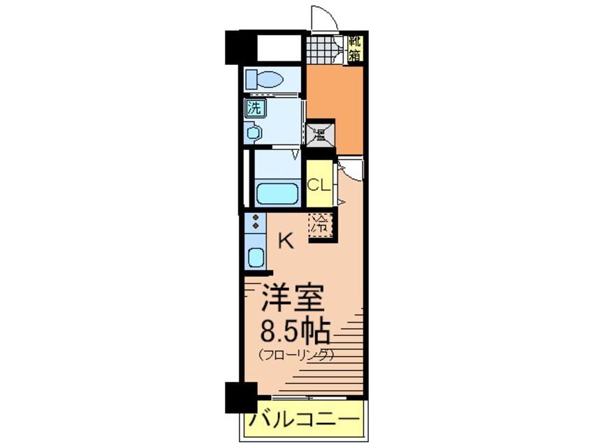 間取図 Ｗｉｌｌ ＤＯ浜崎通