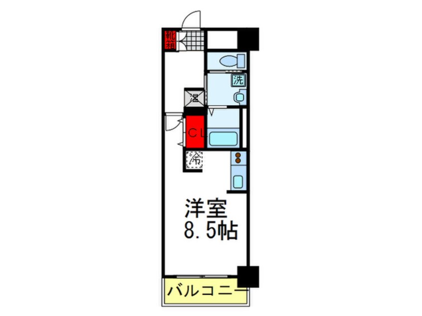 間取図 Ｗｉｌｌ ＤＯ浜崎通