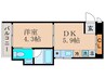 Villa　Vista　Daigo南棟 1DKの間取り