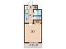 エクセーラＵＱ 1Kの間取り