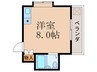 ブルーム・コーポ 1Rの間取り