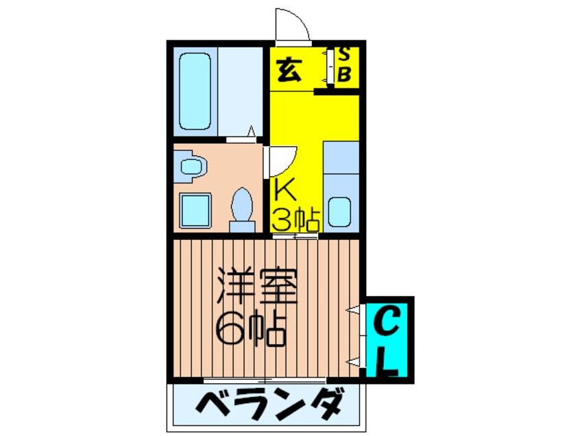 間取図 オネストビル