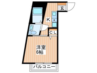 間取図 オネストビル